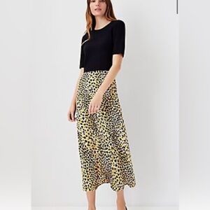 Mixed media maxi dress